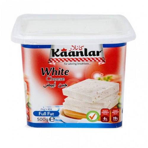 كانلار جبنة بيضاء كاملة الدسم 500جم