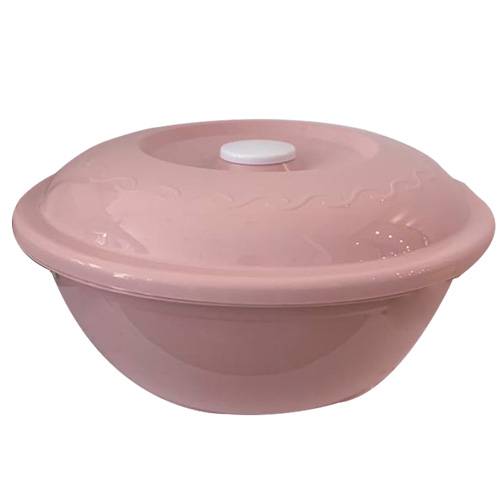 بولي تايم بادية بغطاء 10لتر وردي موديل رقم.E-111