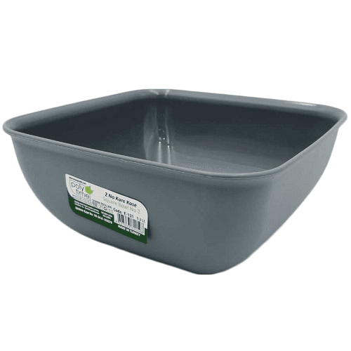 بولي تايم زبدية مربعة 1.3لتر رمادي رقم.E-131