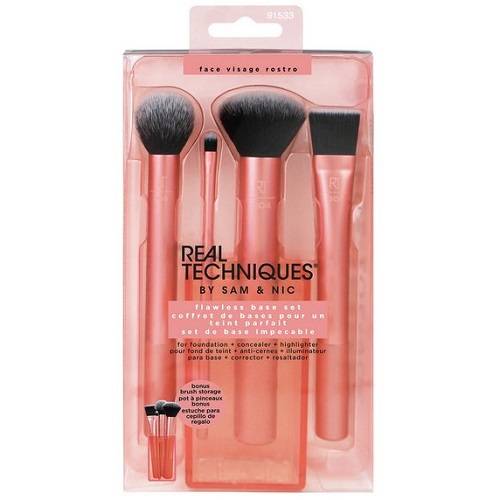 ريل تكنيكس طقم فرش مكياج لاطلالة خالية من العيوب 5قطع