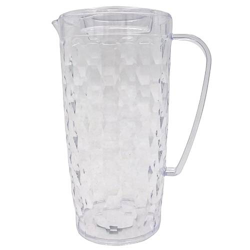 بولي تايم دورق مياه اكريليك شفاف 2لتر رقم.E-595