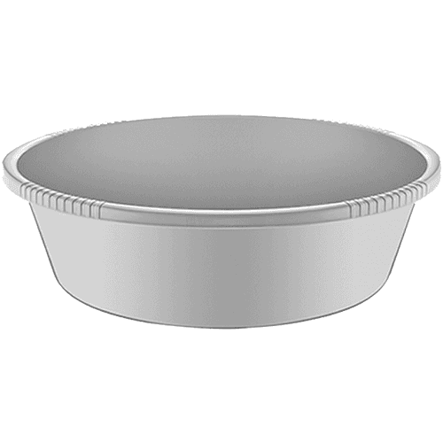 بولي تايم حوض دائري رمادي 50لتر رقم.E-415