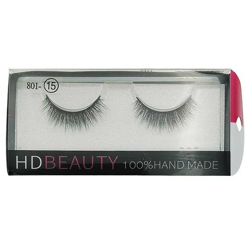 ميك اوفر اتش دي بيوتي رموش ثلاثية الابعاد صناعة يدوية رقم.15