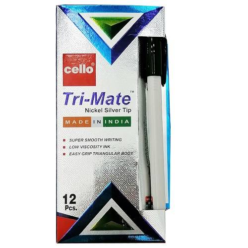 سيلو تراي ميت قلم حبر جاف اسود 12حبة