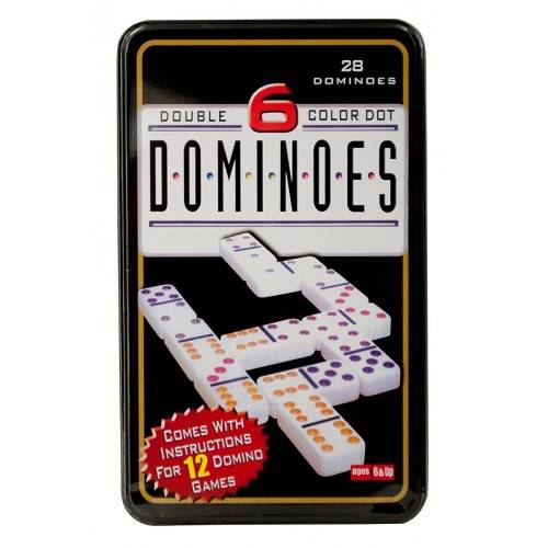 لعبة دومينو مزدوجة 6ألوان 28دومينو رقمD4526