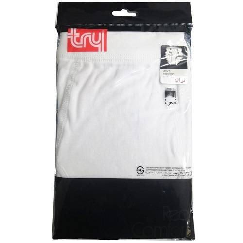 تراي سليب رجالي قصير ابيض