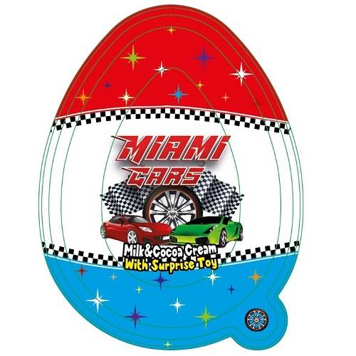 ميامي بيضة كريمة الشوكولاتة بالحليب مع لعبة 20جم