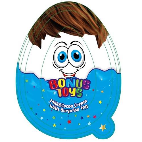 بونس تويس بيضة كريمة الشوكولاتة بالحليب اولادي مع لعبة 20جم