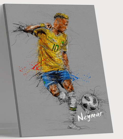 لوحة من الفن الحديث مصنوعة من خام الكانفس عالي الجودة مع اطار داخلي رقم.2252187