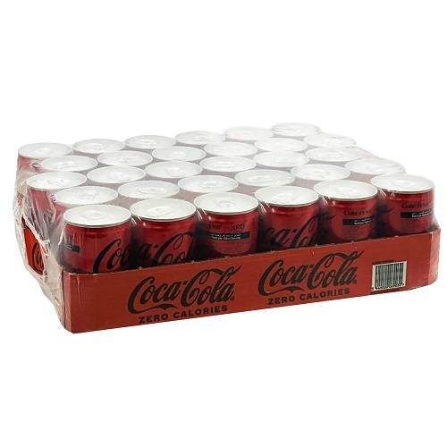 كوكاكولا زيرو مياه غازية 150مل 30حبة 1كرتون