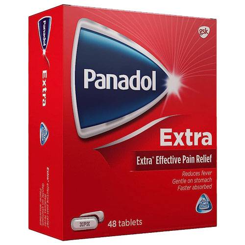 بنادول اكسترا مسكن للالام مع خاصية اوبتي زورب 48قرص