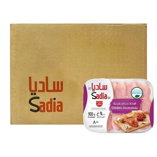 ساديا افخاذ دجاج رفيعة ومجمدة 900جم 12حبة 1كرتون