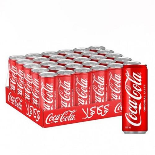 كوكاكولا مياه غازية 250مل 30حبة