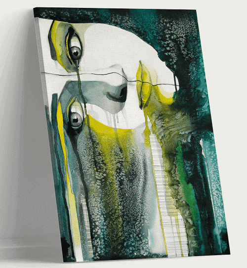 لوحة من الفن الحديث مصنوعة من خام الكانفس عالي الجودة مع اطار داخلي رقم.2252208