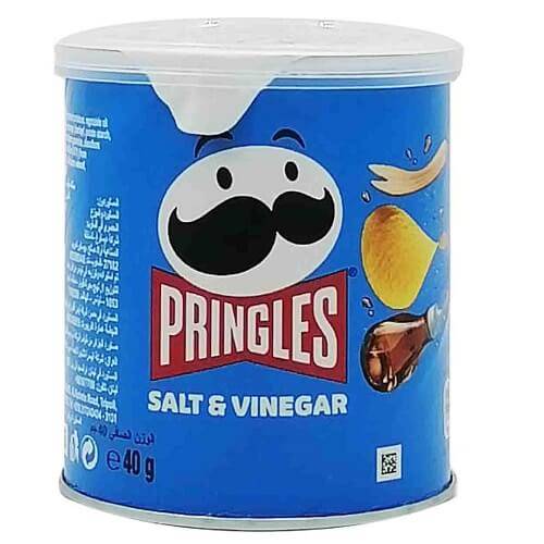 برنجلز شيبس بالملح والخل 40جم 