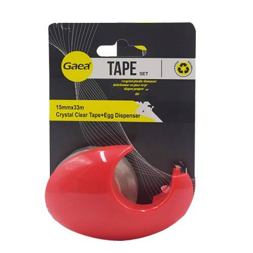 جايا شريط لاصق شفاف وموزع شكل بيضة