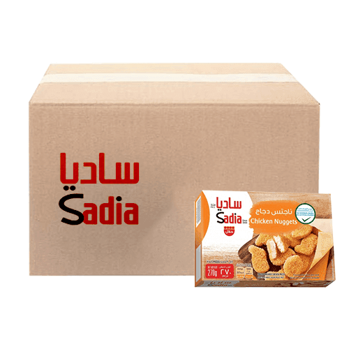 ساديا ناجتس دجاج 270جم 16حبة 1كرتون