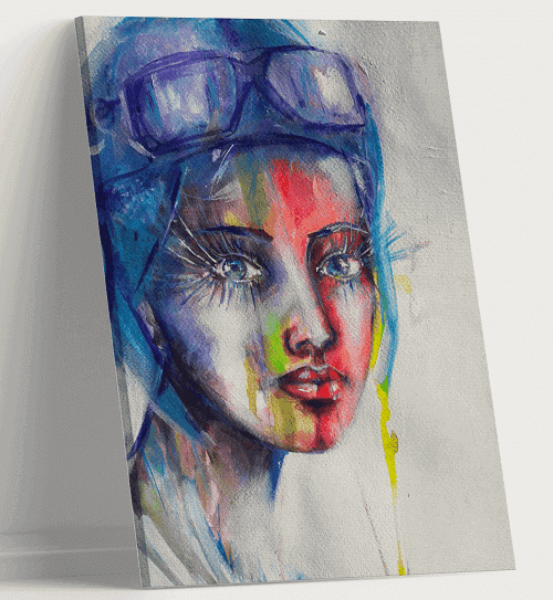 لوحة من الفن الحديث مصنوعة من خام الكانفس عالي الجودة مع اطار داخلي رقم.2252026