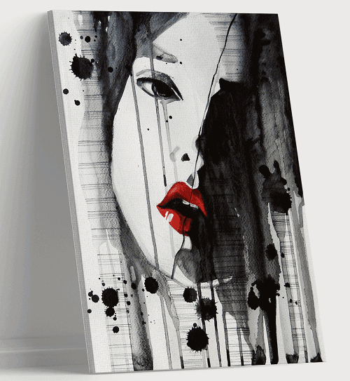 لوحة من الفن الحديث مصنوعة من خام الكانفس عالي الجودة مع اطار داخلي رقم.2252039