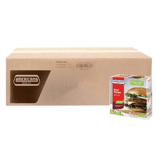 امريكانا برجر البهارات العربية 24قطعة 1344جم 10حبة 1كرتون