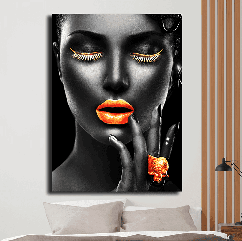 لوحة من الفن الحديث مصنوعة من خام الكانفس عالي الجودة مع اطار داخلي رقم.2252375