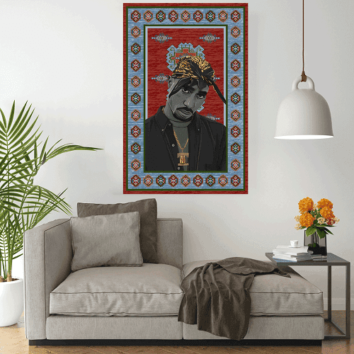 لوحة من الفن الحديث مختلطة مع التراث الخليجي من خام الكانفس عالي الجودة مع اطار داخلي رقم.2252372