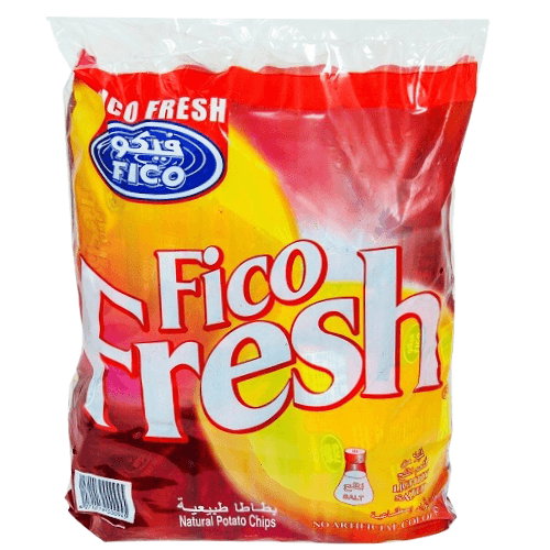 فيكو كيس بطاطا طبيعية قليل الملح 20جم 20حبة