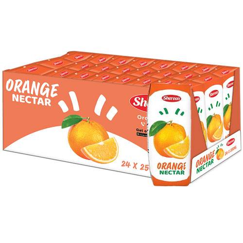 شيرين عصير البرتقال نكتار 250مل 24حبة