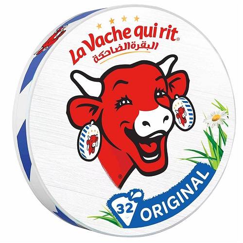 البقرة الضاحكة جبنة مثلثات 32حبة 480جم