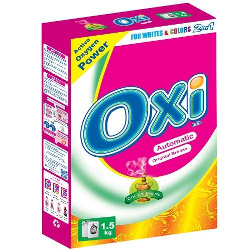 اوكسي مسحوق غسيل برائحة نسيم الشرق للغسالة الاوتوماتيك 1.5كجم