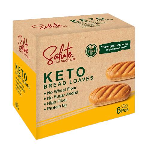 سالوت كيتو ارغفة الخبز 6حبة 210جم