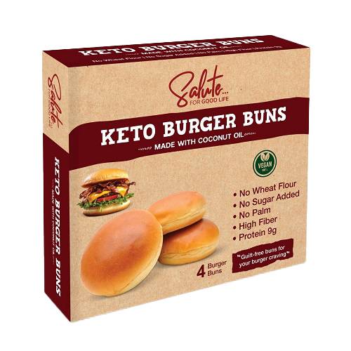 سالوت كيتو خبز البرجر 50جم 4حبة