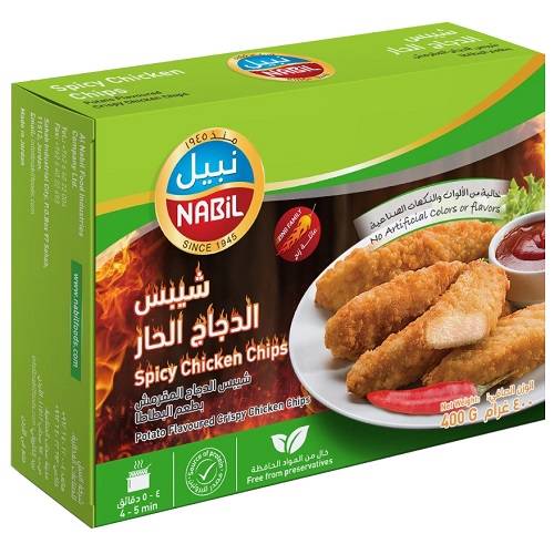 نبيل شيبس الدجاج الحار 400جم