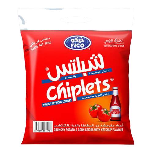 فيكو شبلتس اعواد مقرمشة من البطاط والذرة بالكاتشب 22جم 20حبة