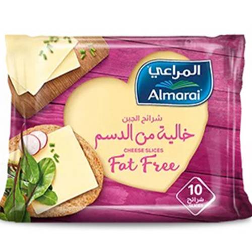 المراعي شرائح جبن خالية الدسم 10شرائح 200جم