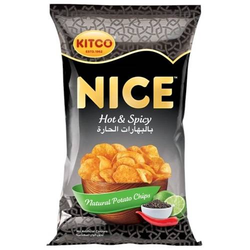 كتكو نايس رقائق شيبس بالبهارات الحارة 110جم