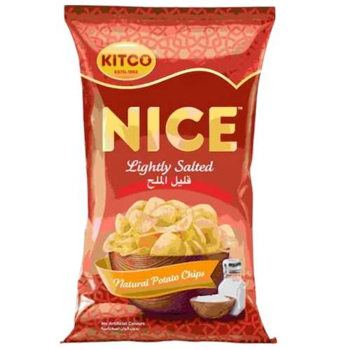 كتكو نايس رقائق شيبس قليل الملح 110جم