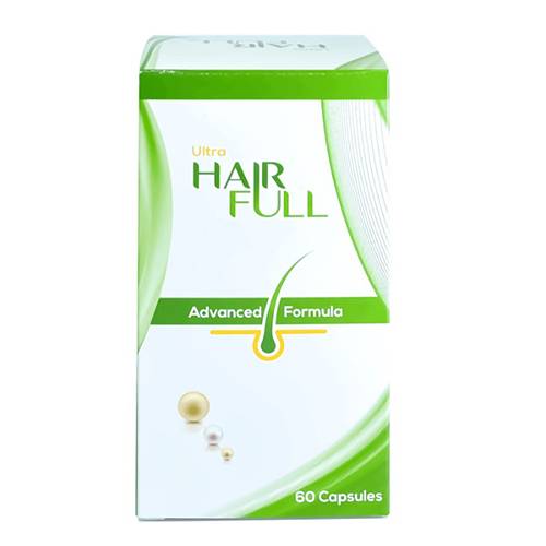 الترا هير فل مكمل غذائي لتعزيز نمو الشعر 60كبسولة