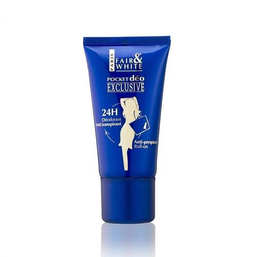 فير اند وايت مزيل للعرق بوكيت اكسكلوسيف مضاد للتعرق 24ساعة رول اون 50مل.108300