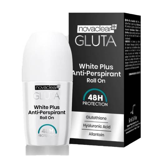 نوفاكلير جلوتا وايت بلس رول اون مضاد للتعرق حماية 48ساعة 50مل.109612