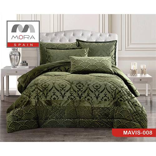 مورا مافيز طقم لحاف شتوي نفر ونص 4قطع 180×240سم رقم.008