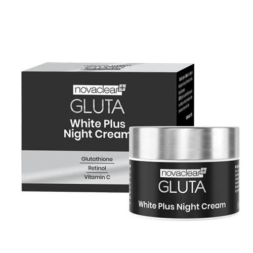 نوفاكلير جلوتا وايت بلس كريم ليلي يقلل من البقع الداكنة ويوحد لون البشرة 50مل.104183