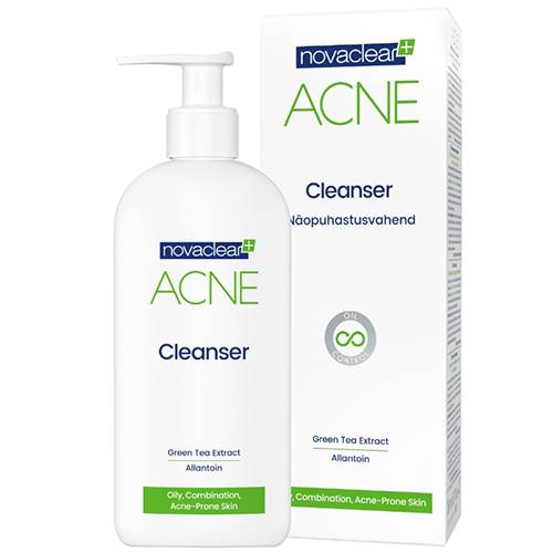 نوفاكلير جل غسول لتنظيف وترطيب البشرة وعلاج حب الشباب بمستخلص الشاي الاخضر 150مل.104162