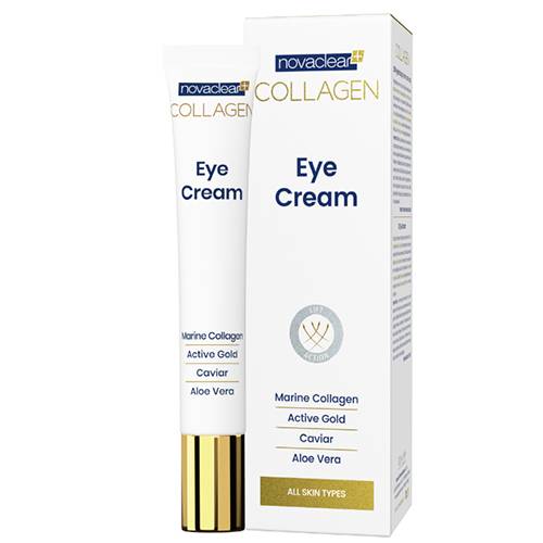 نوفاكلير كريم لمنطقة العين لتقليل التجاعيد والانتفاخ والهالات السوداء بالكولاجين 15مل.104191