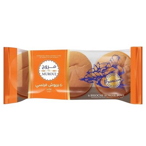 مروج بريوش فرنسي برجر 6حبة 360جم