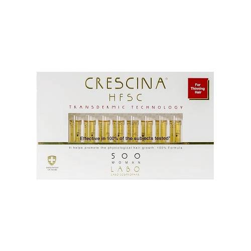 كريشينا اتش اف اس سي 500 امبولات عبر الجلد لاعادة انبات الشعر للنساء 20امبولة