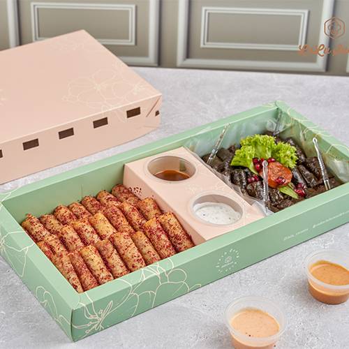 مسخن دجاج مع مكس ورق عنب