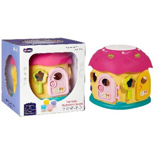 ابييرو منزل الفطر للاطفال وردي موديل رقم.QX-91171E