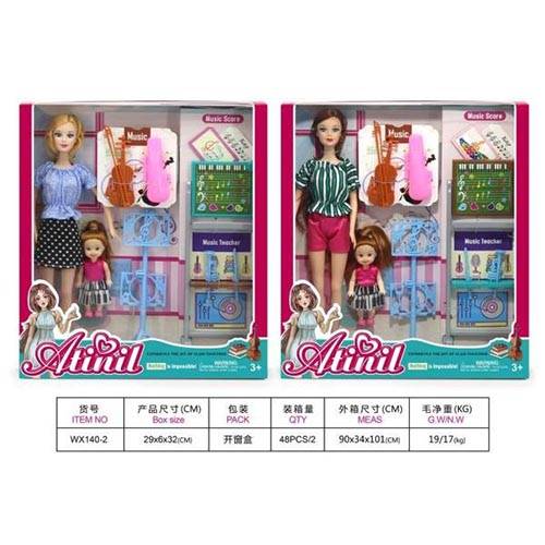 عروسة باربي موديل رقم.WX140-2