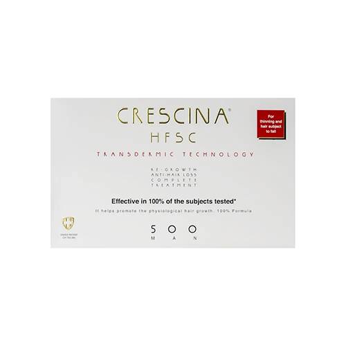 كريشينا ترانزديرمك 500 للرجال لوقف التساقط وانبات الشعر 10+10امبولات
